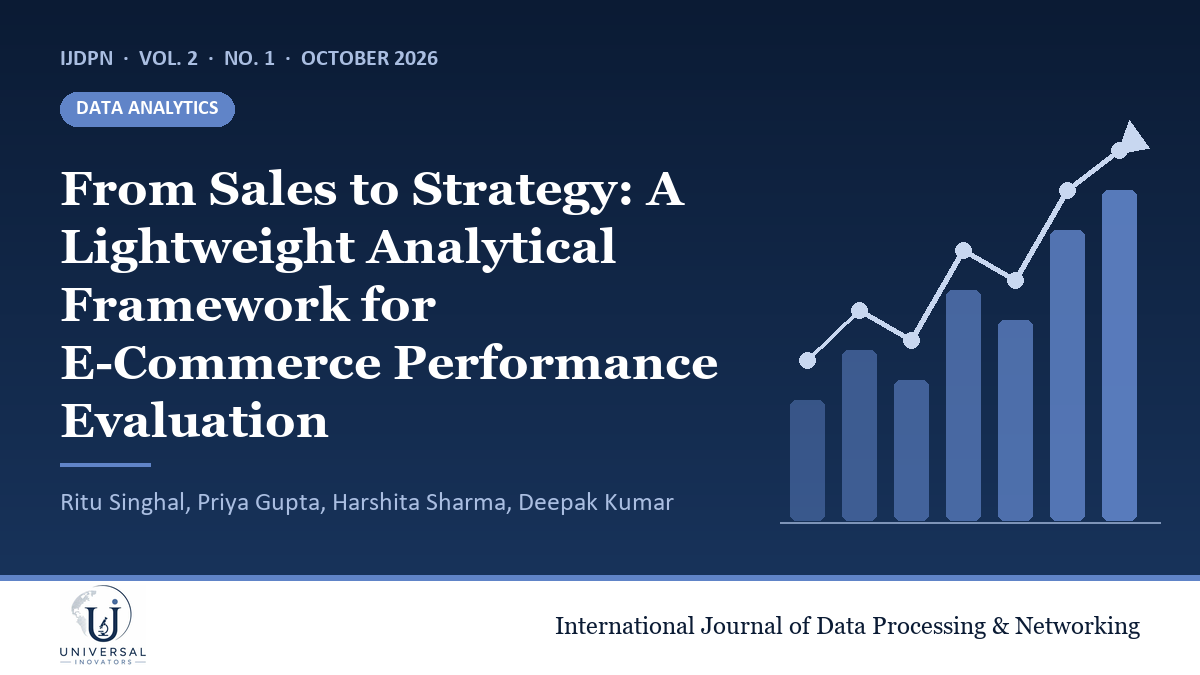 From Sales to Strategy: A Lightweight Analytical Framework for E Commerce Performance Evaluation